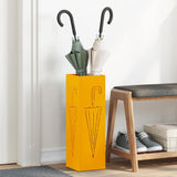 vidaXL Opslaghaak & Rek met opslag Zwart 15,5 x 15,5 x 49 cm Metaal