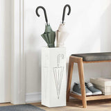 vidaXL Opslaghaak & Rek met opslag Zwart 15,5 x 15,5 x 49 cm Metaal