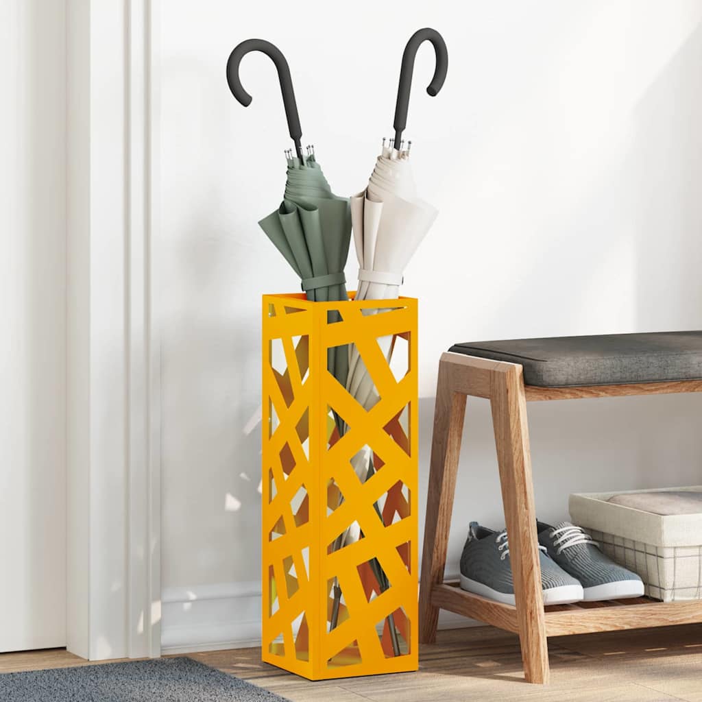 vidaXL Opslaghaak & Rek met opslag Zwart 15,5 x 15,5 x 49 cm Metaal