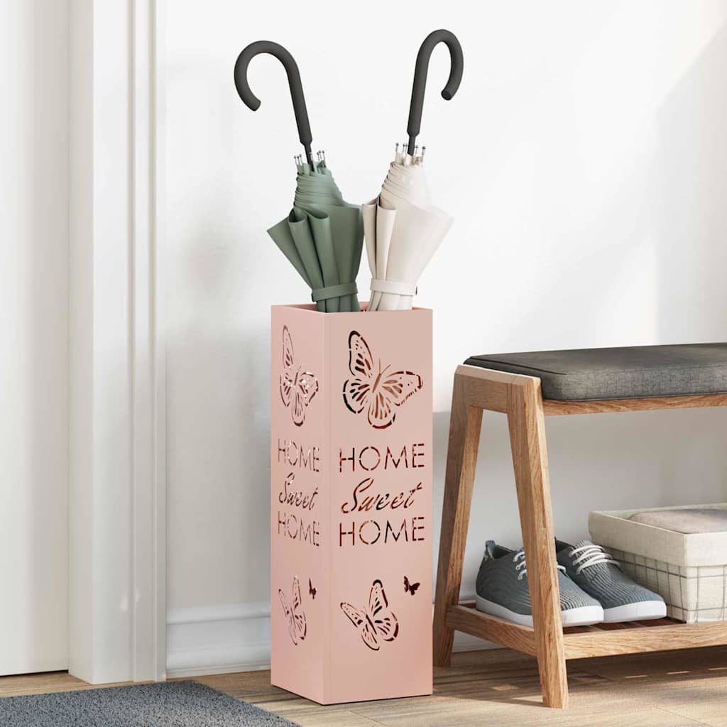 vidaXL Opslaghaak & Rek met opslag Zwart 15,5 x 15,5 x 49 cm Metaal