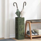 vidaXL Opslaghaak & Rek met opslag Zwart 15,5 x 15,5 x 49 cm Metaal