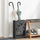 vidaXL Opslaghaak & Rek Zwart 28 x 12 x 41 cm Staal