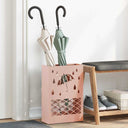 vidaXL Opslaghaak & Rek Zwart 28 x 12 x 41 cm Staal