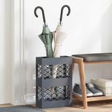 vidaXL Opslaghaak & Rek Zwart 28 x 12 x 41 cm Staal
