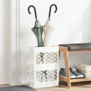 vidaXL Opslaghaak & Rek Zwart 28 x 12 x 41 cm Staal