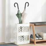 vidaXL Opslaghaak & Rek Zwart 28 x 12 x 41 cm Staal