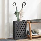 vidaXL Opslaghaak & Rek Zwart 28 x 12 x 41 cm Staal