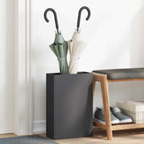 vidaXL Opslaghaak & Rek Zwart 28 x 12 x 41 cm Staal
