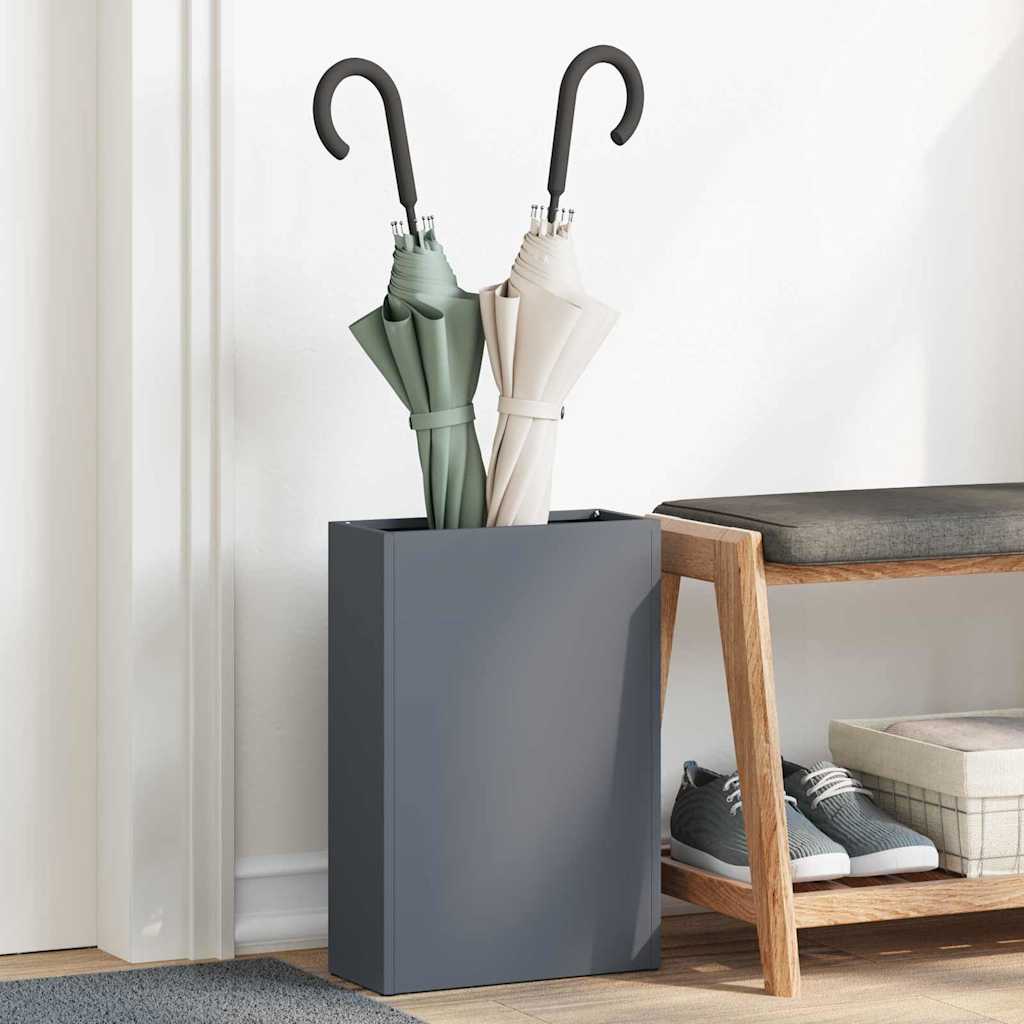 vidaXL Opslaghaak & Rek Zwart 28 x 12 x 41 cm Staal