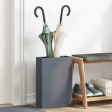 vidaXL Opslaghaak & Rek Zwart 28 x 12 x 41 cm Staal