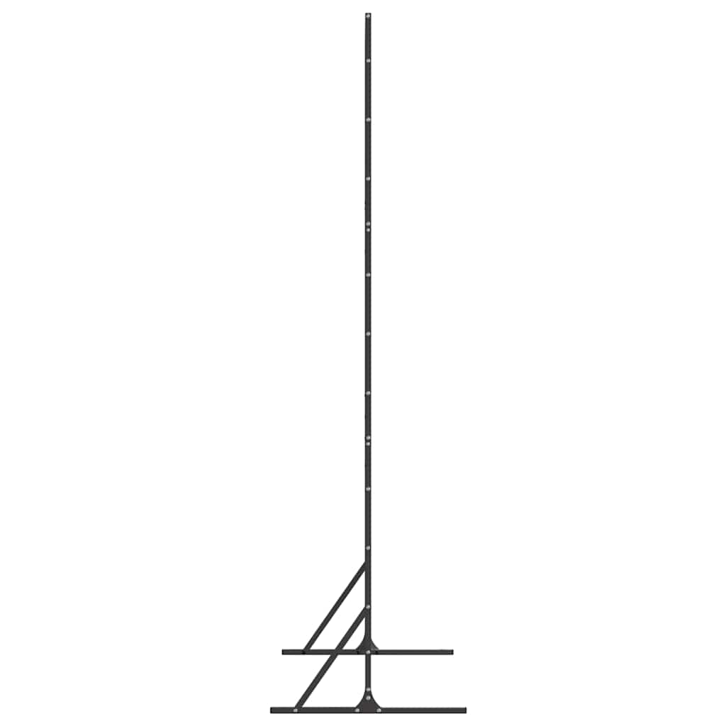 vidaXL Privacyscherm Zwart 100 x 50 x 180 cm Staal