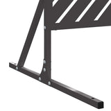vidaXL Privacyscherm Zwart 100 x 50 x 180 cm Staal