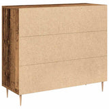 vidaXL Dressoir 90x34x80 cm bewerkt hout wit