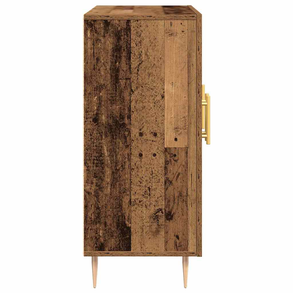 vidaXL Dressoir 90x34x80 cm bewerkt hout wit