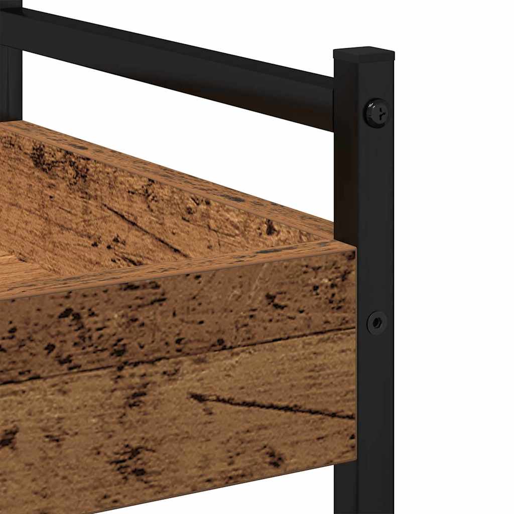 vidaXL Kitchen Trolley 50x30x70 cm Engineered Wood Black