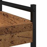 vidaXL Kitchen Trolley 50x30x70 cm Engineered Wood Black