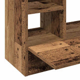 vidaXL Wandbureau 105x48x75 cm bewerkt hout wit
