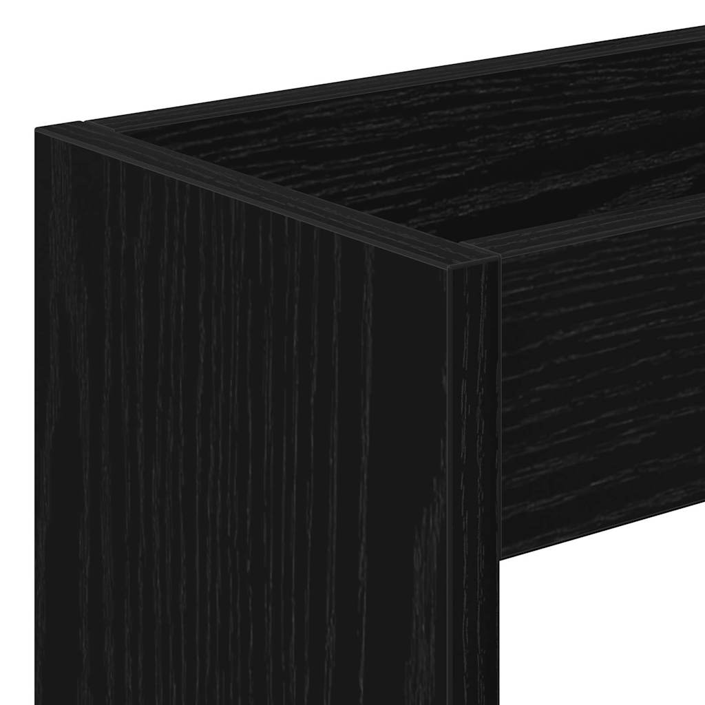 vidaXL Smalle Opbergtrolley 3 Laden Wit Bewerkt Hout