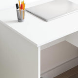 vidaXL Bureau met lade met plank Wit 90 x 49 x 75 cm Bewerkt hout