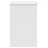 vidaXL Bureau met lade met plank Wit 90 x 49 x 75 cm Bewerkt hout