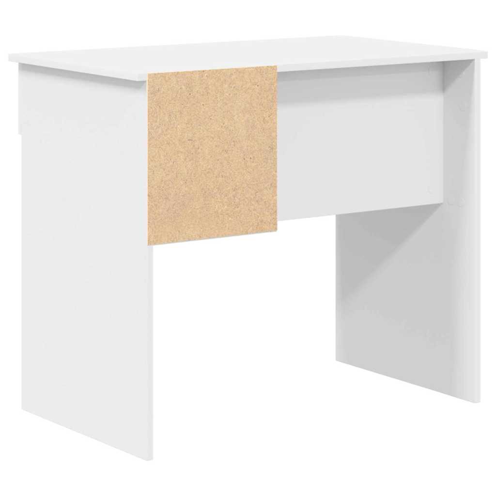vidaXL Bureau met lade met plank Wit 90 x 49 x 75 cm Bewerkt hout
