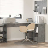 vidaXL Bureau met plank met opslag Wit 142 x 102 x 73 cm Bewerkt hout