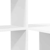 vidaXL Desk with Shelf White 131.5 x 50 x 106.5 cm Engineered Wood
