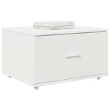 vidaXL Ladekast met wiel Wit 55 x 45 x 31 cm