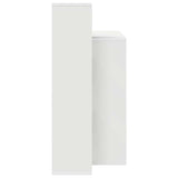 vidaXL Bureau met plank met opslag Wit 100 x 40 x 90 cm Bewerkt hout