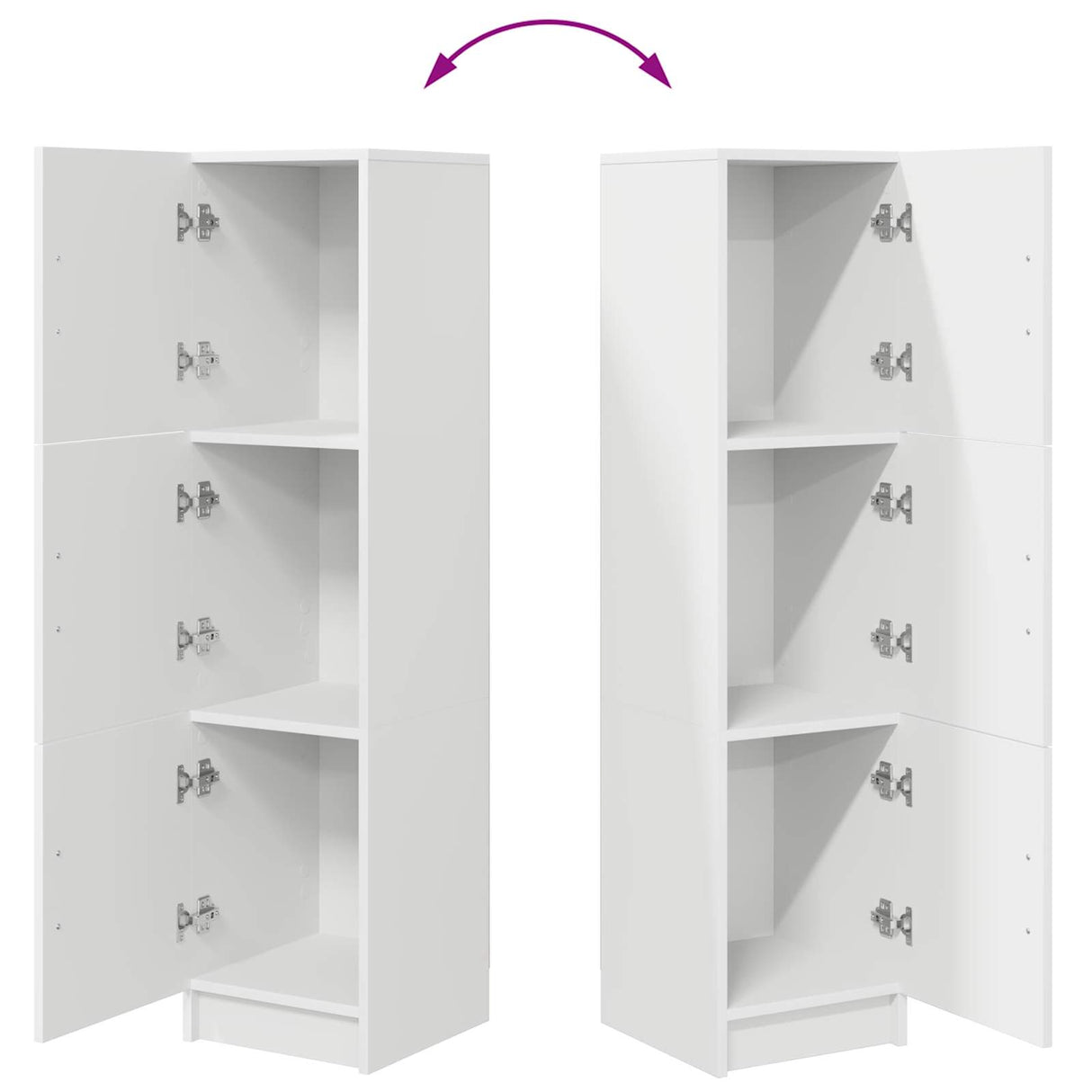 vidaXL Highboard Wit 31.5 x 32 x 122.5 cm