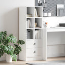 vidaXL Highboard met lade Wit 45,5 x 34 x 127 cm