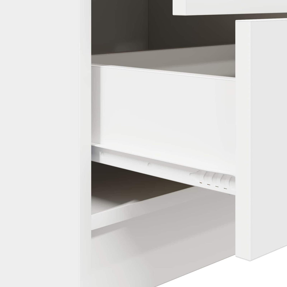 vidaXL Highboard met lade Wit 45,5 x 34 x 127 cm