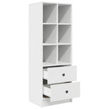 vidaXL Highboard met lade Wit 45,5 x 34 x 127 cm