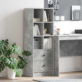 vidaXL Highboard met lade Wit 45,5 x 34 x 127 cm