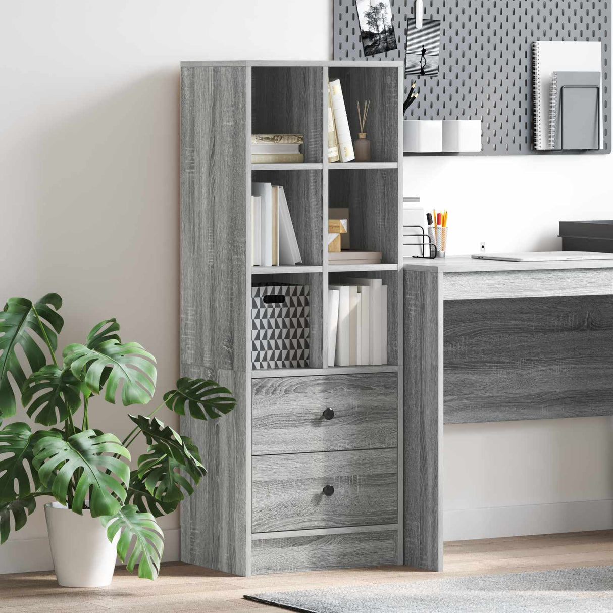 vidaXL Highboard met lade Wit 45,5 x 34 x 127 cm
