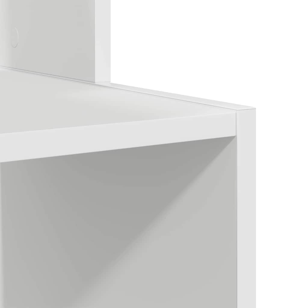 vidaXL Bureau met lade met plank Wit 106 x 41 x 88.5 cm Bewerkt hout
