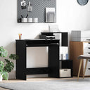 vidaXL Bureau met lade met plank Wit 106 x 41 x 88.5 cm Bewerkt hout