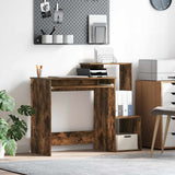 vidaXL Bureau met lade met plank Wit 106 x 41 x 88.5 cm Bewerkt hout