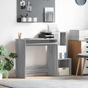 vidaXL Bureau met lade met plank Wit 106 x 41 x 88.5 cm Bewerkt hout