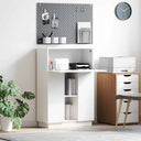 vidaXL Bureau met plank Wit 71.5 x 31.5 x 106.5 cm Bewerkt hout