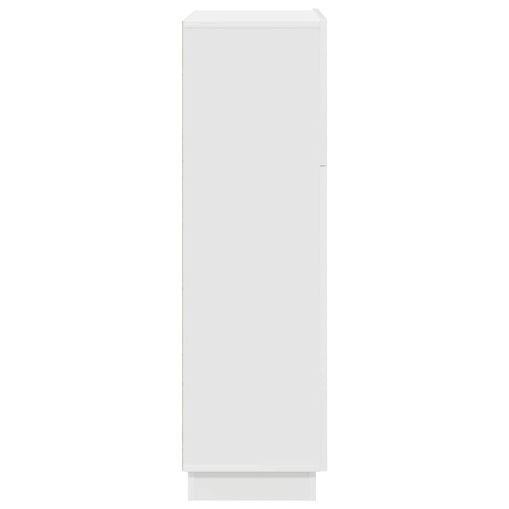 vidaXL Bureau met plank Wit 71.5 x 31.5 x 106.5 cm Bewerkt hout