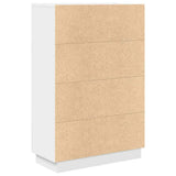 vidaXL Bureau met plank Wit 71.5 x 31.5 x 106.5 cm Bewerkt hout