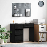 vidaXL Bureau met lade met opslag Wit 90 x 37.5 x 75 cm Bewerkt hout