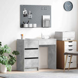 vidaXL Bureau met lade met opslag Wit 90 x 37.5 x 75 cm Bewerkt hout