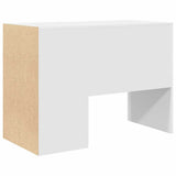 vidaXL Desk with Shelf Storage White 102x50x75 cm Engineered Wood