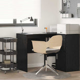 vidaXL Desk with Shelf Storage White 102x50x75 cm Engineered Wood