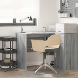 vidaXL Desk with Shelf Storage White 102x50x75 cm Engineered Wood