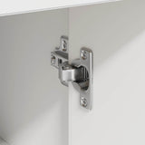vidaXL Dressoir met lade Wit 38 x 34 x 75 cm