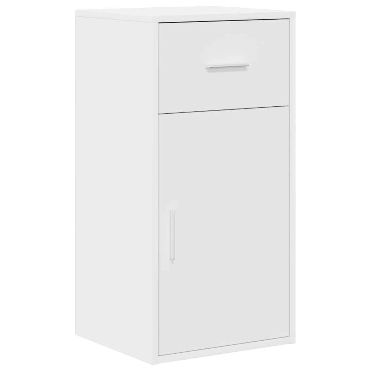 vidaXL Dressoir met lade Wit 38 x 34 x 75 cm