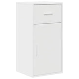 vidaXL Dressoir met lade Wit 38 x 34 x 75 cm